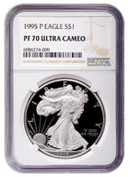 1995-P Proof Silver Eagle NGC PF70