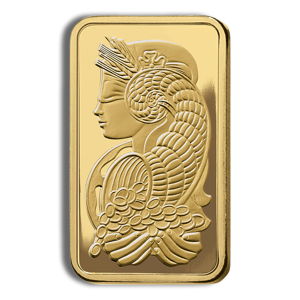 5 gram Gold Bar - PAMP Fortuna (Carded)