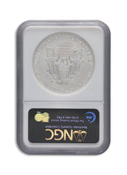 2008-W Burnished Silver Eagle NGC MS70 ER