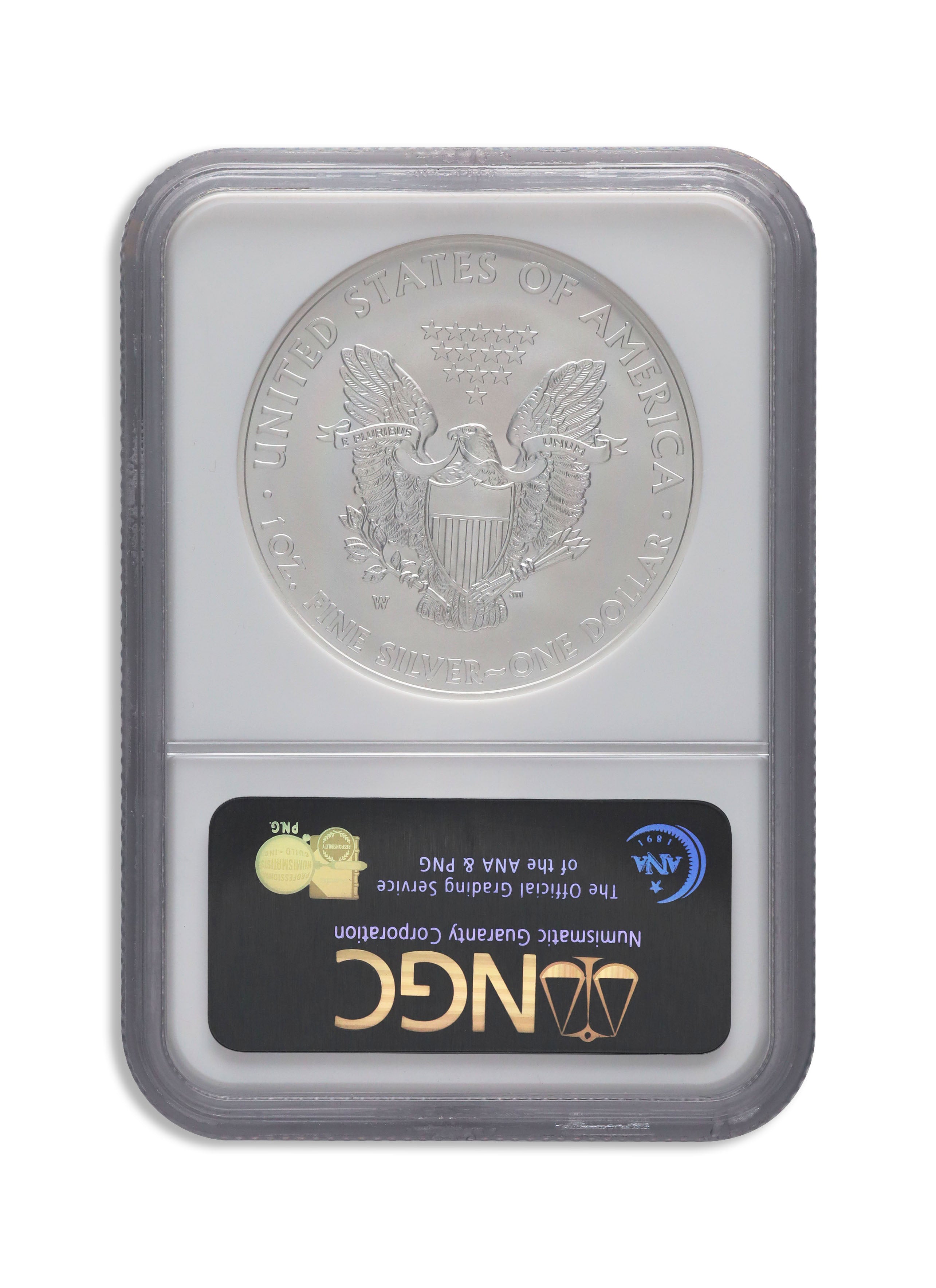 2008-W Burnished Silver Eagle NGC MS70 ER