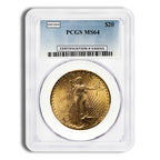 $20 Gold Saint-Gaudens Double Eagle - PCGS MS64