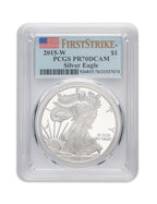 2015-W Proof Silver Eagle PCGS PR70 First Strike