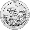 2016 5 oz ATB Shawnee Silver Coin - BU