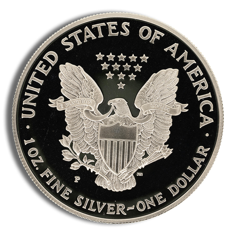 1995-P Proof Silver Eagle with Box & COA