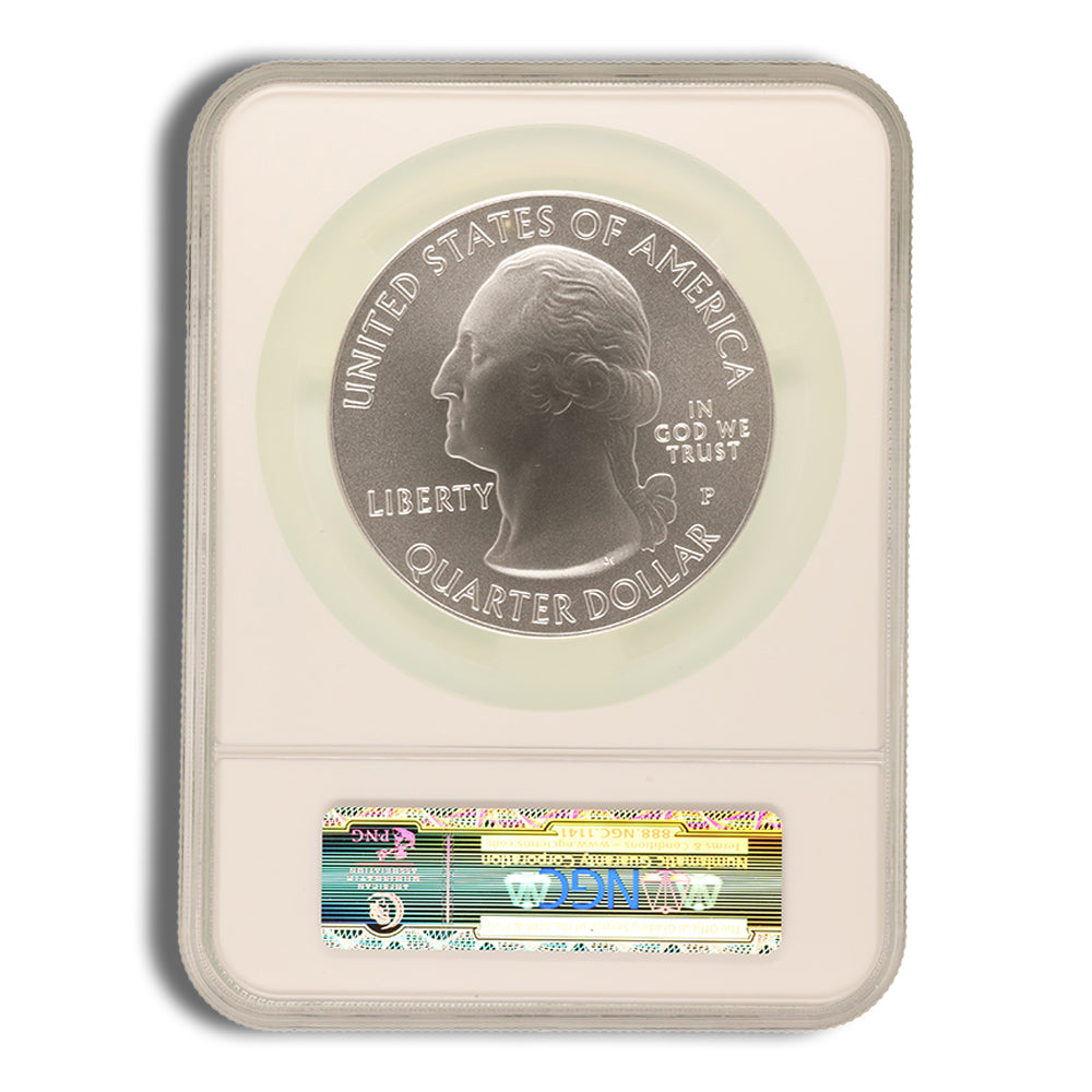 2015-P 5 oz ATB Bombay Hook Silver Coin NGC SP70
