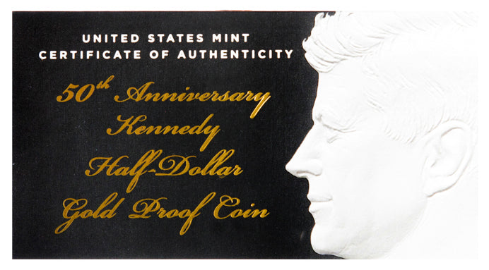 2014-W 3/4 oz JFK Half Dollar Gold Coin (Box & COA)