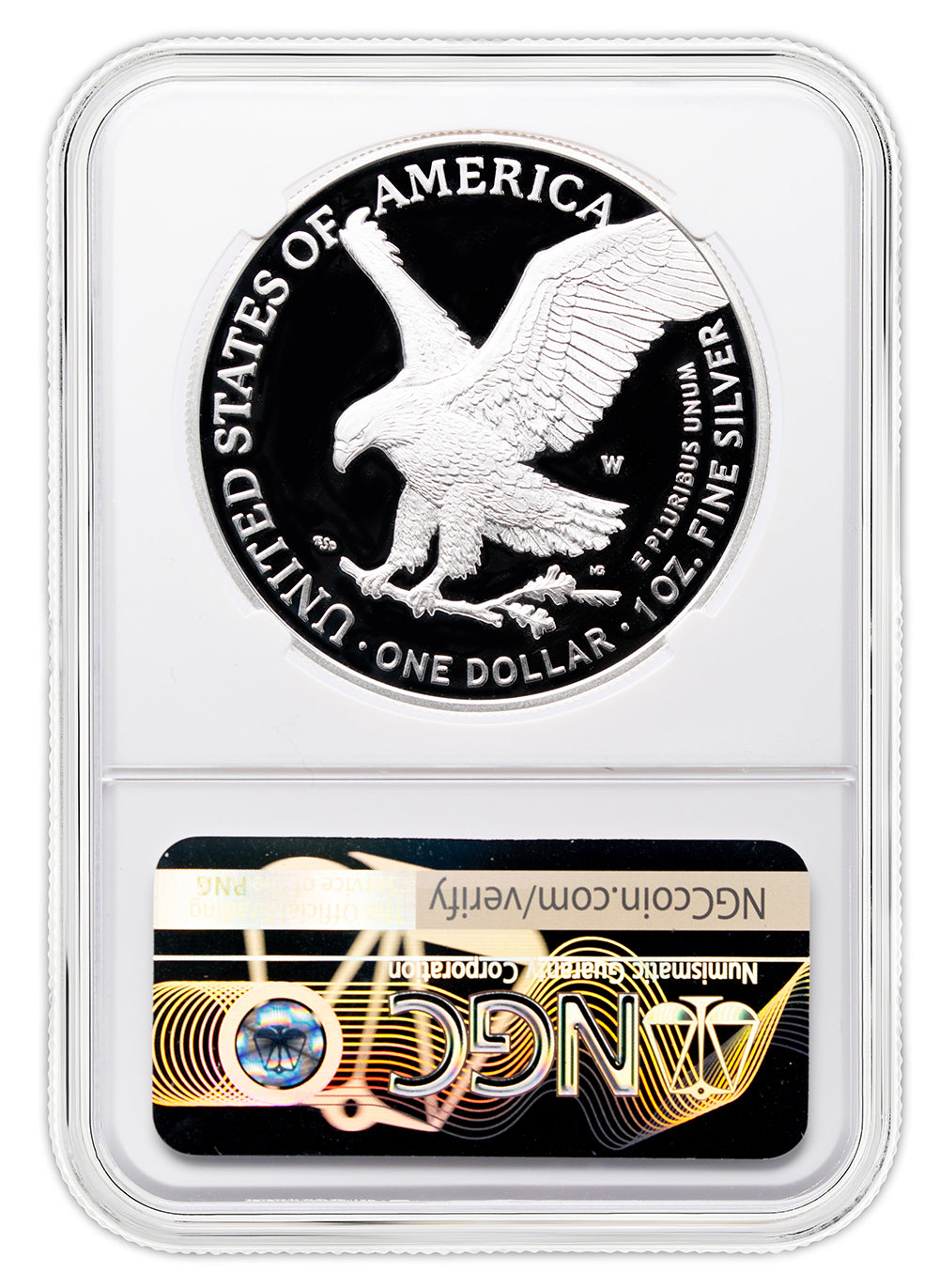2021-W Proof Silver Eagle NGC PF70 - Type 2