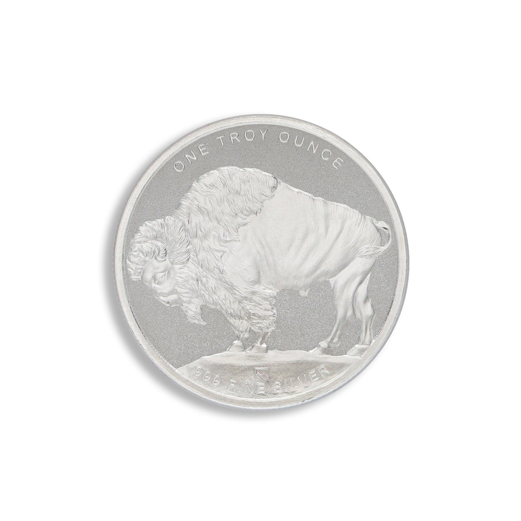 1 oz Silver Round - Buffalo Design.999 - Frontier Mint (New)