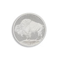 1 oz Silver Round - Buffalo Design.999 - Frontier Mint (New)