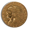 $2.5 Gold Indian Quarter Eagle - XF