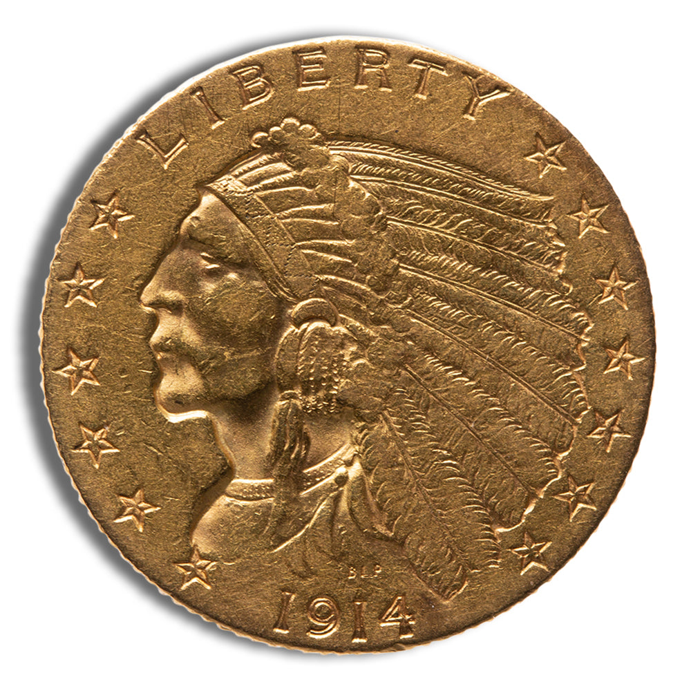 $2.5 Gold Indian Quarter Eagle - XF