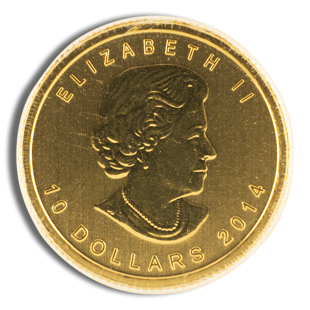 2014 1/4 oz Canadian Arctic Fox Gold Coin
