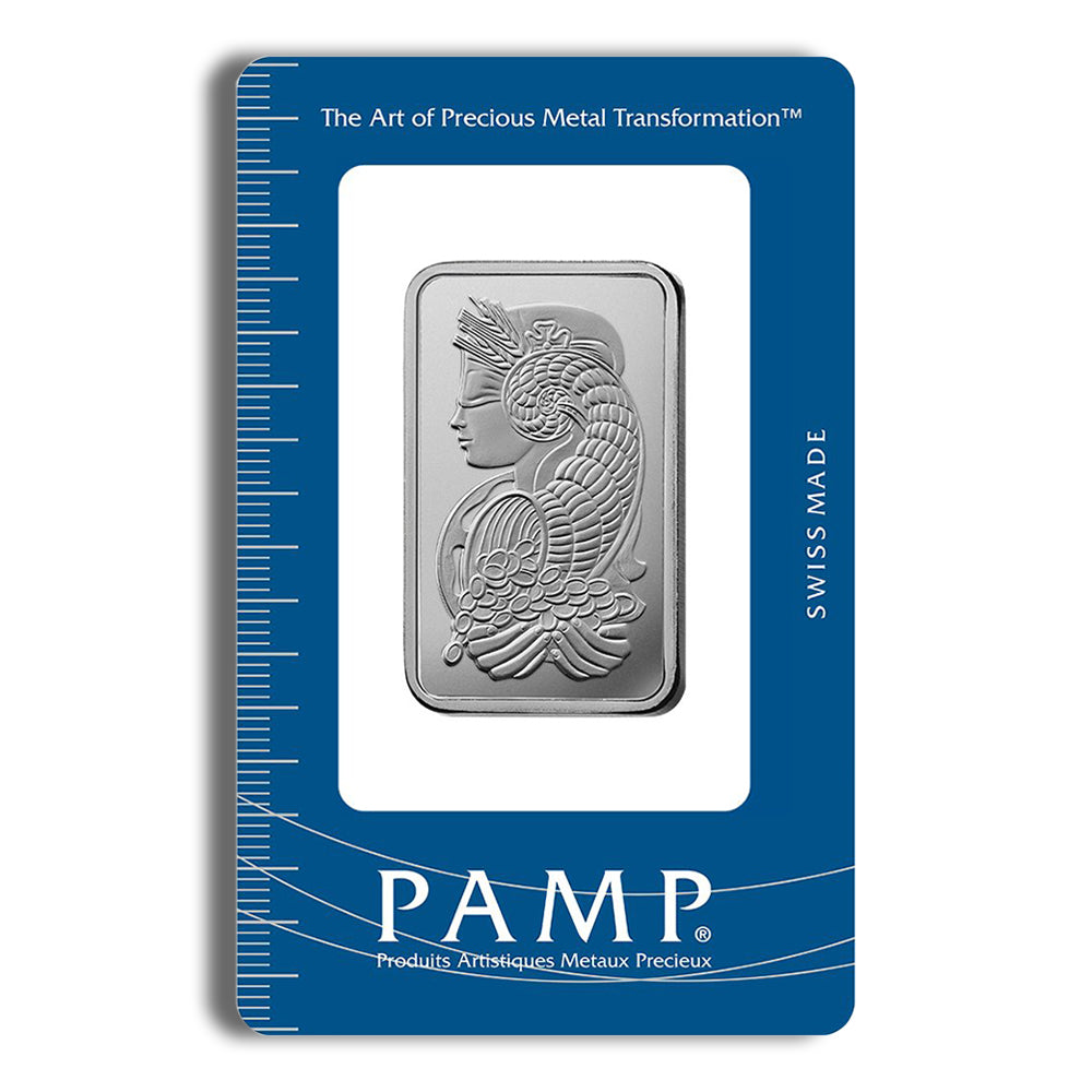1 oz Palladium Bar - PAMP Fortuna (Carded)