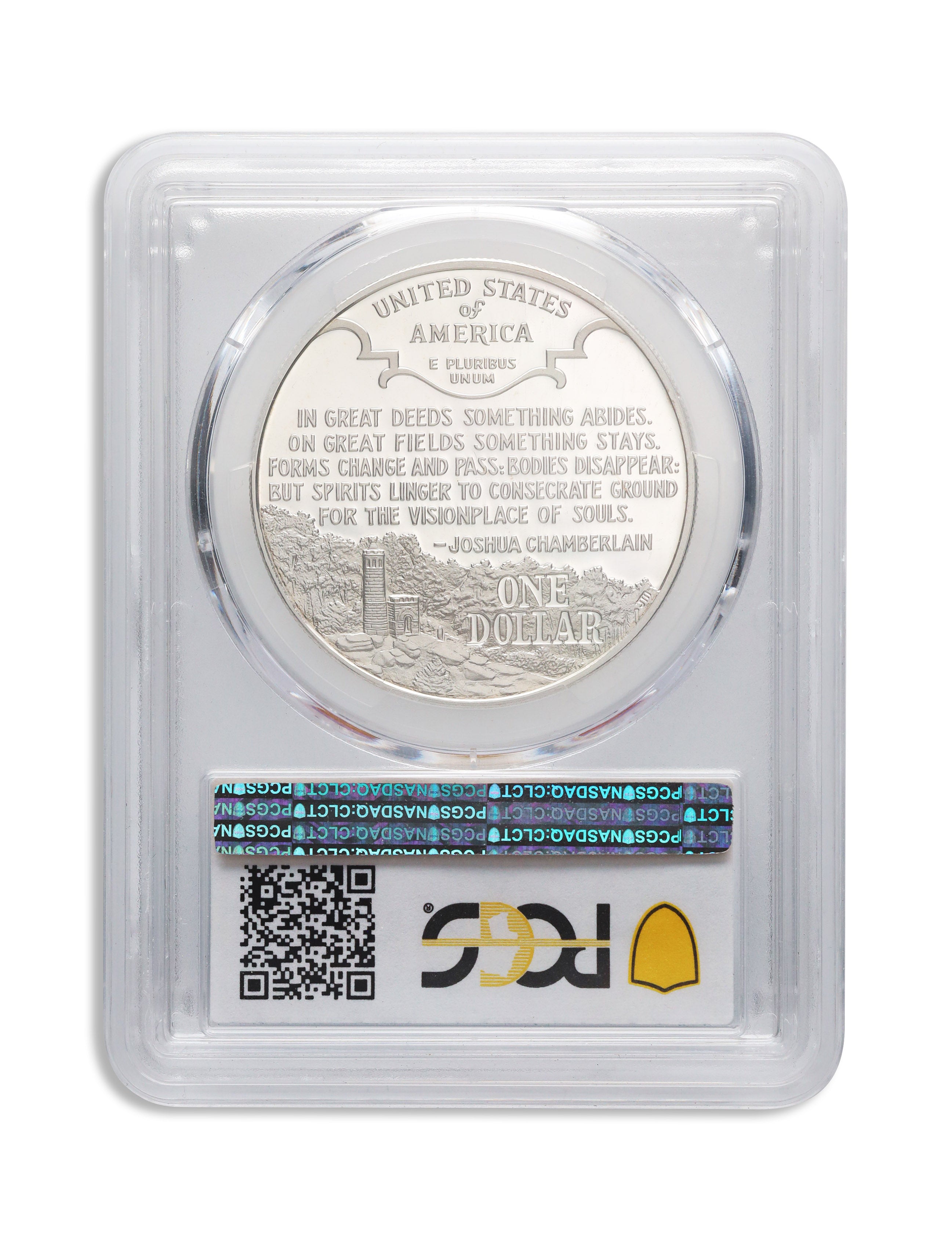 1995-S $1 Civil War Silver Commem - PCGS PF70