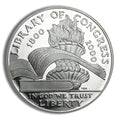 2000-P $1 Library of Congress Silver Commem - BU
