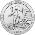 2016 5 oz ATB Fort Moultrie Silver Coin - BU