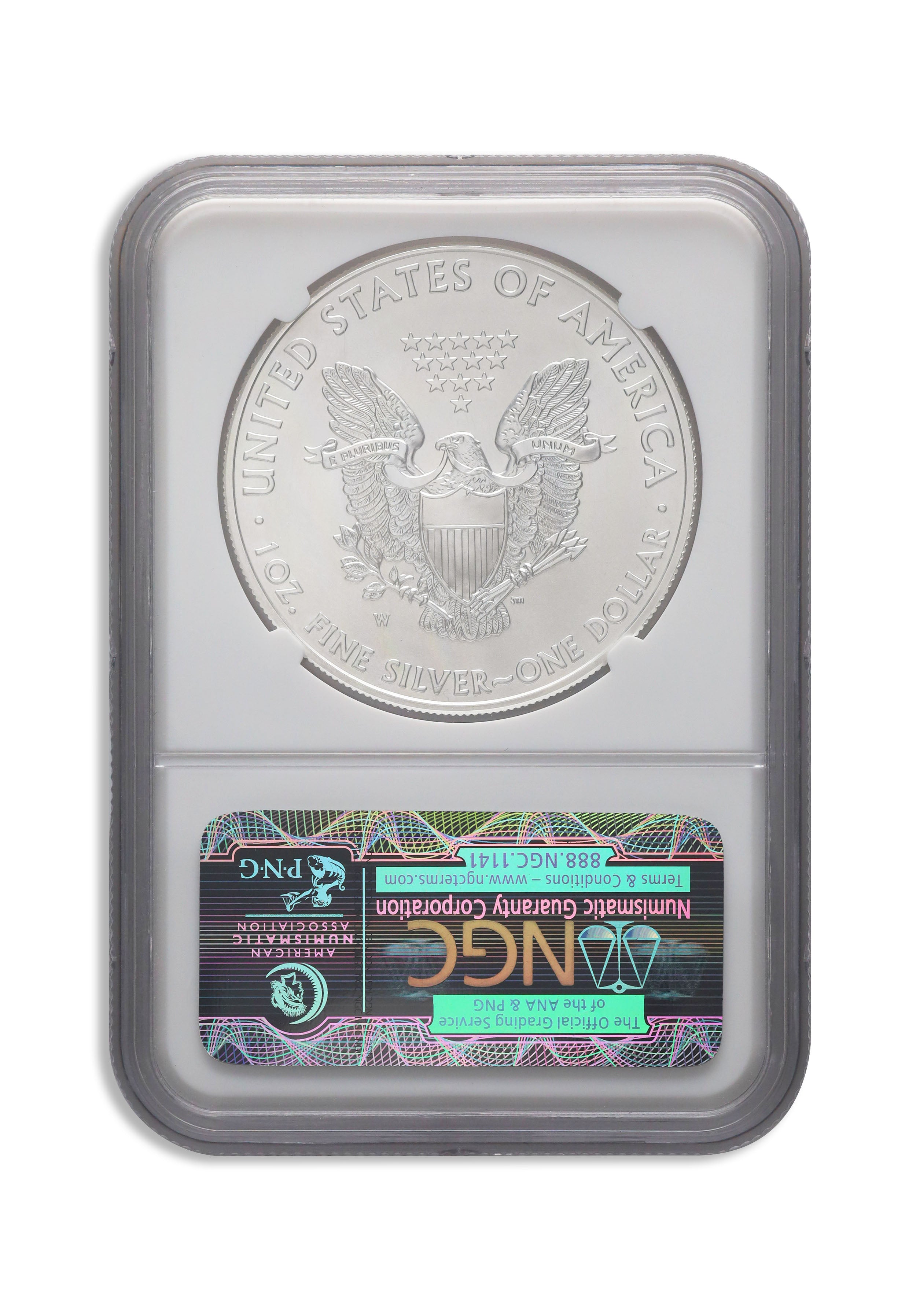 2011-W Burnished Silver Eagle NGC MS70 ER