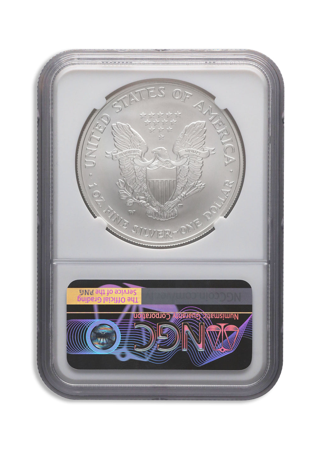 2007-W Burnished Silver Eagle NGC MS70 ER