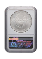 2007-W Burnished Silver Eagle NGC MS70 ER