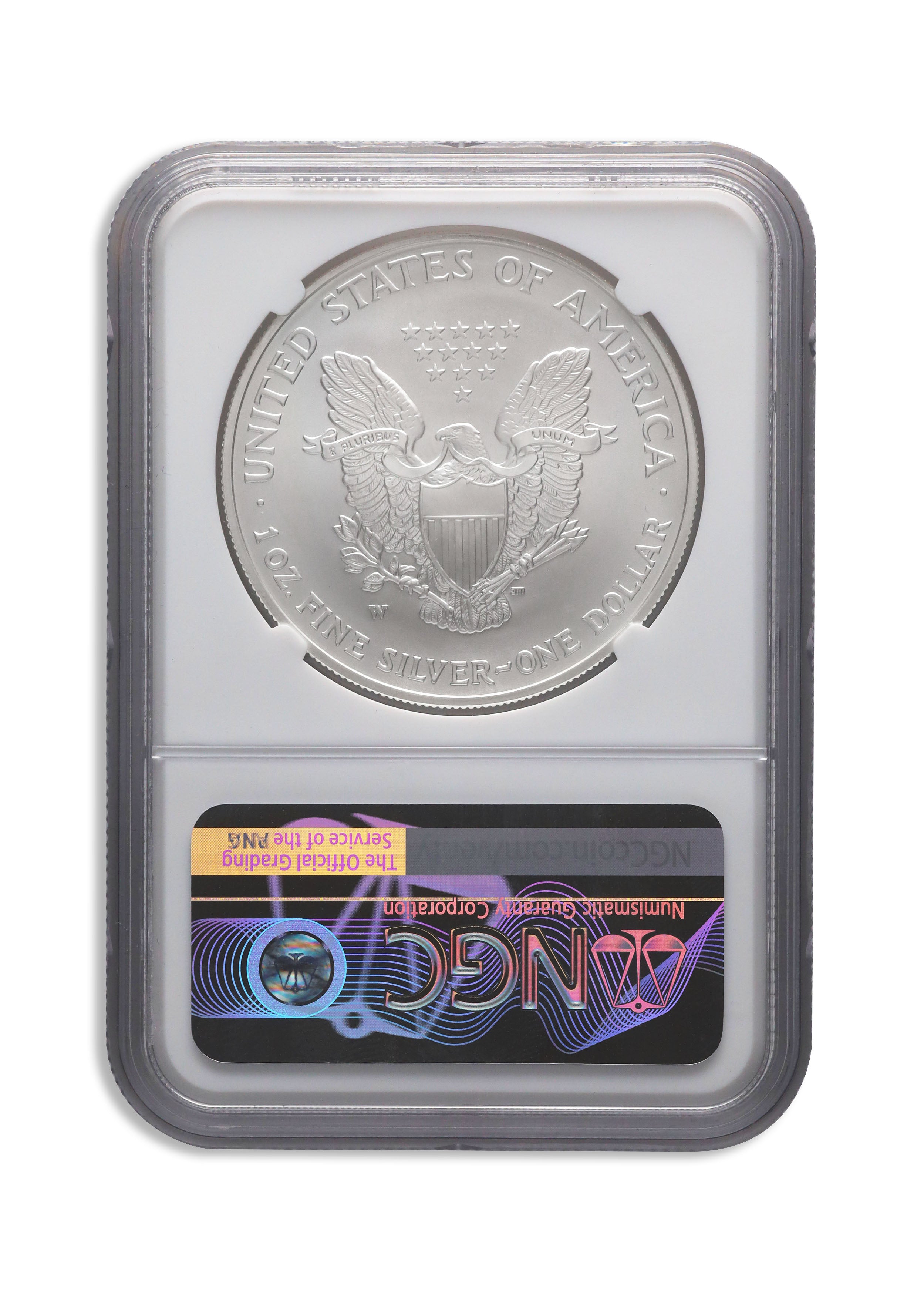 2007-W Burnished Silver Eagle NGC MS70 ER