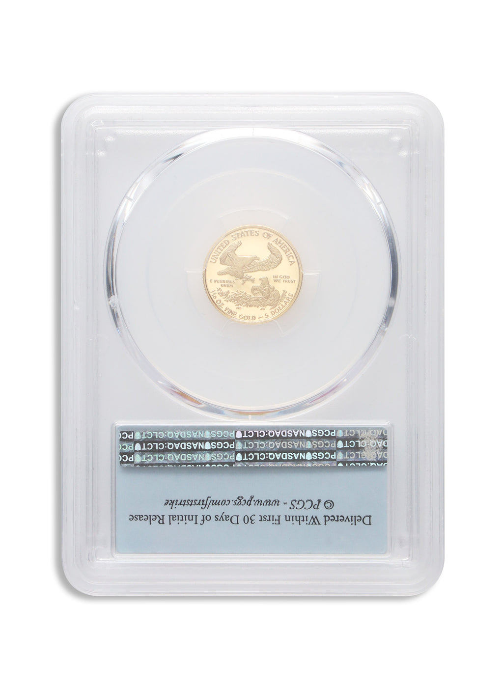 2016-W 1/10 oz Proof Gold Eagle $5 PCGS PR70 FS