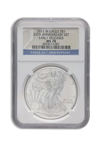 2011-W Burnished Silver Eagle NGC MS70 ER
