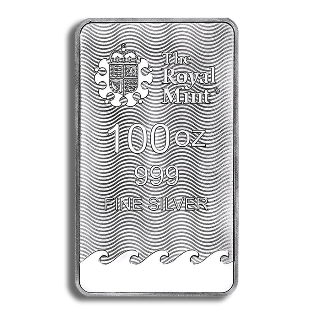 100 oz Silver Bar - Britannia