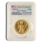 2015-W Liberty High Relief Gold Coin PCGS MS70 FS