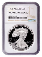 1996-P Proof Silver Eagle NGC PF70