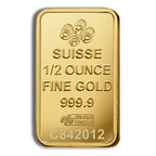 1/2 oz Gold Bar - PAMP Fortuna (Carded)