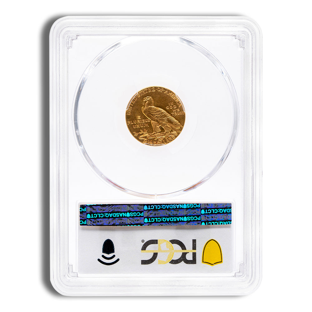 $2.5 Gold Indian Quarter Eagle - PCGS MS62