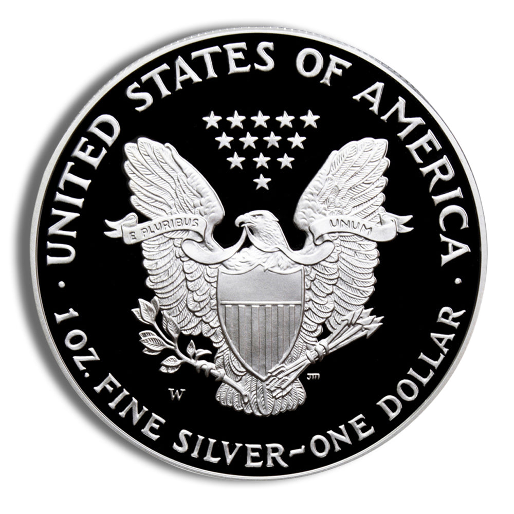 2008-W Proof Silver Eagle with Box & COA