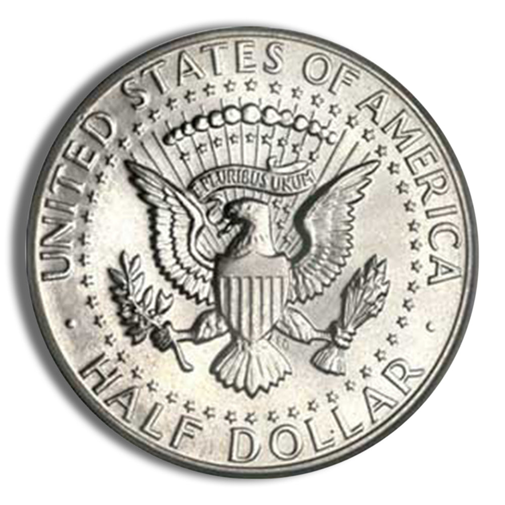 $1 FV 90% Silver 1964 Kennedy Half Dollars - AU