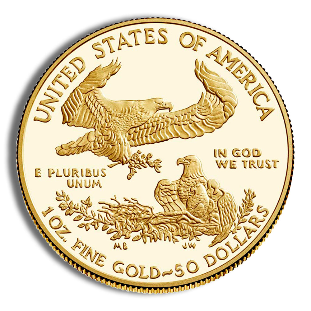 1 oz Proof Gold Eagle - Box/COA (Date Varies)