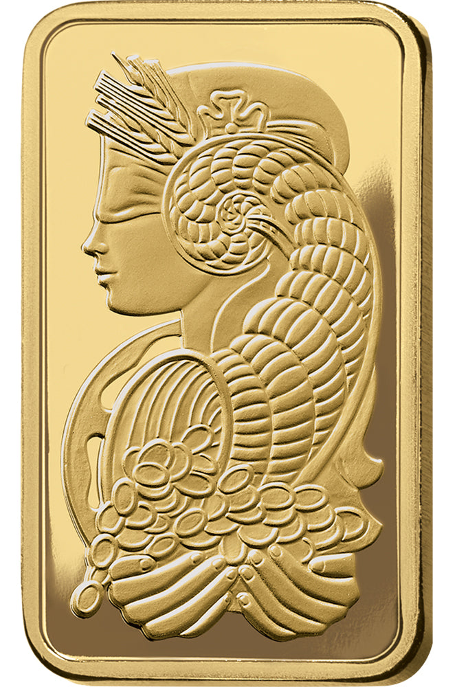 50 gram Gold Bar - PAMP Fortuna (Carded)