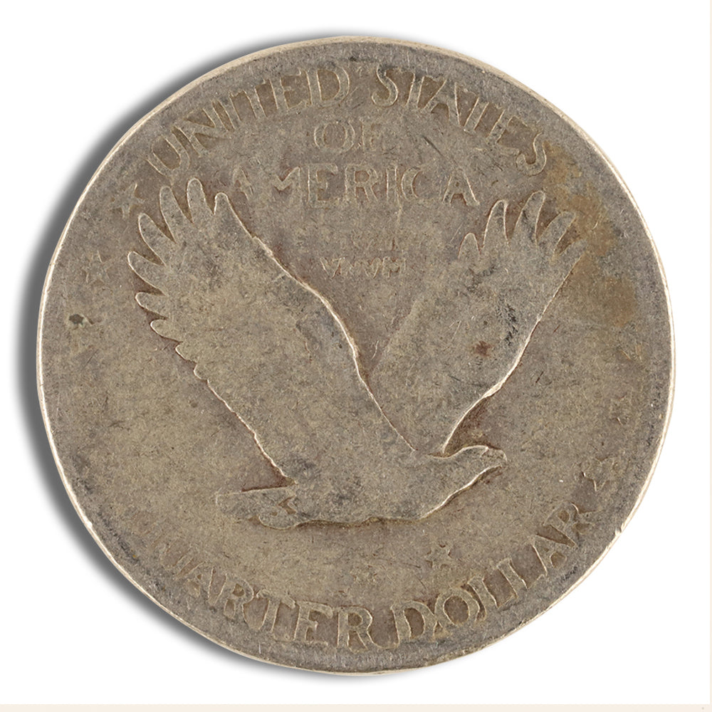 $1 FV 90% Silver Standing Liberty Quarters - Partial Date