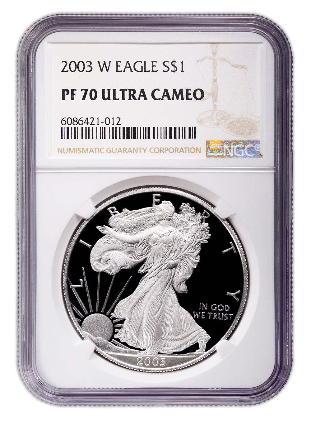 2003-W Proof Silver Eagle NGC PF70
