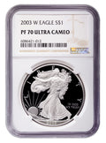 2003-W Proof Silver Eagle NGC PF70