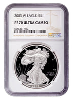 2003-W Proof Silver Eagle NGC PF70