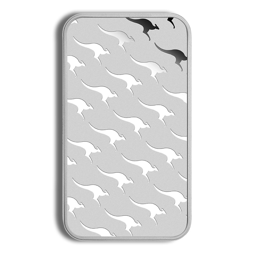 1 oz Silver Bar - Perth Mint - Kangaroo