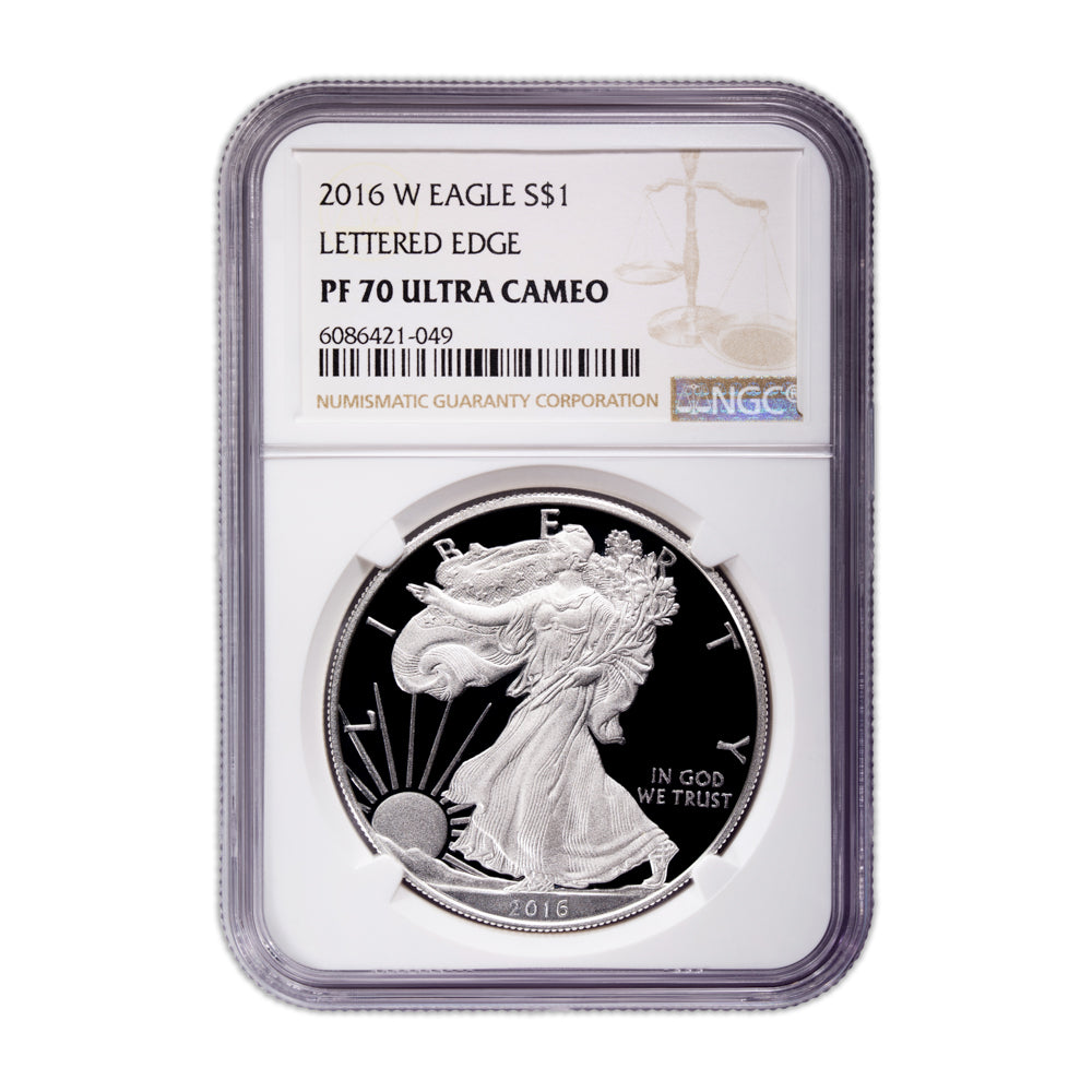 2016-W Proof Silver Eagle 30th Anniv NGC PF70