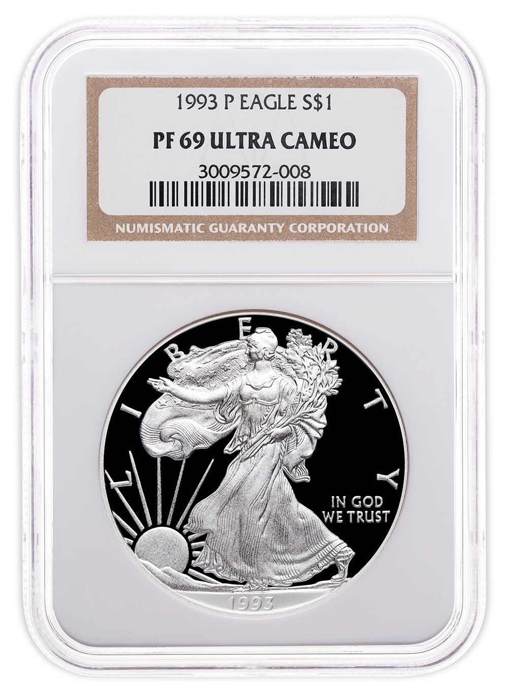 1993-P Proof Silver Eagle NGC PF69