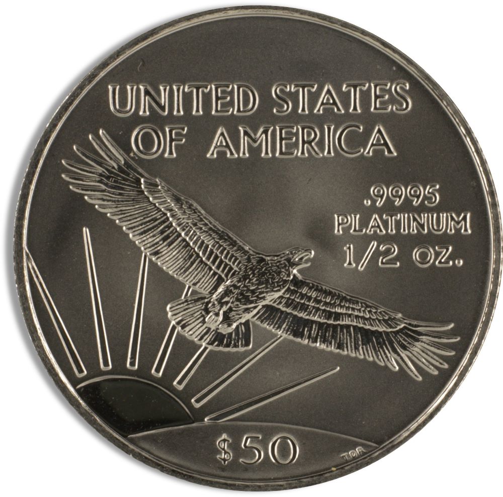 1/2 oz Platinum Eagle - BU (Date Varies)