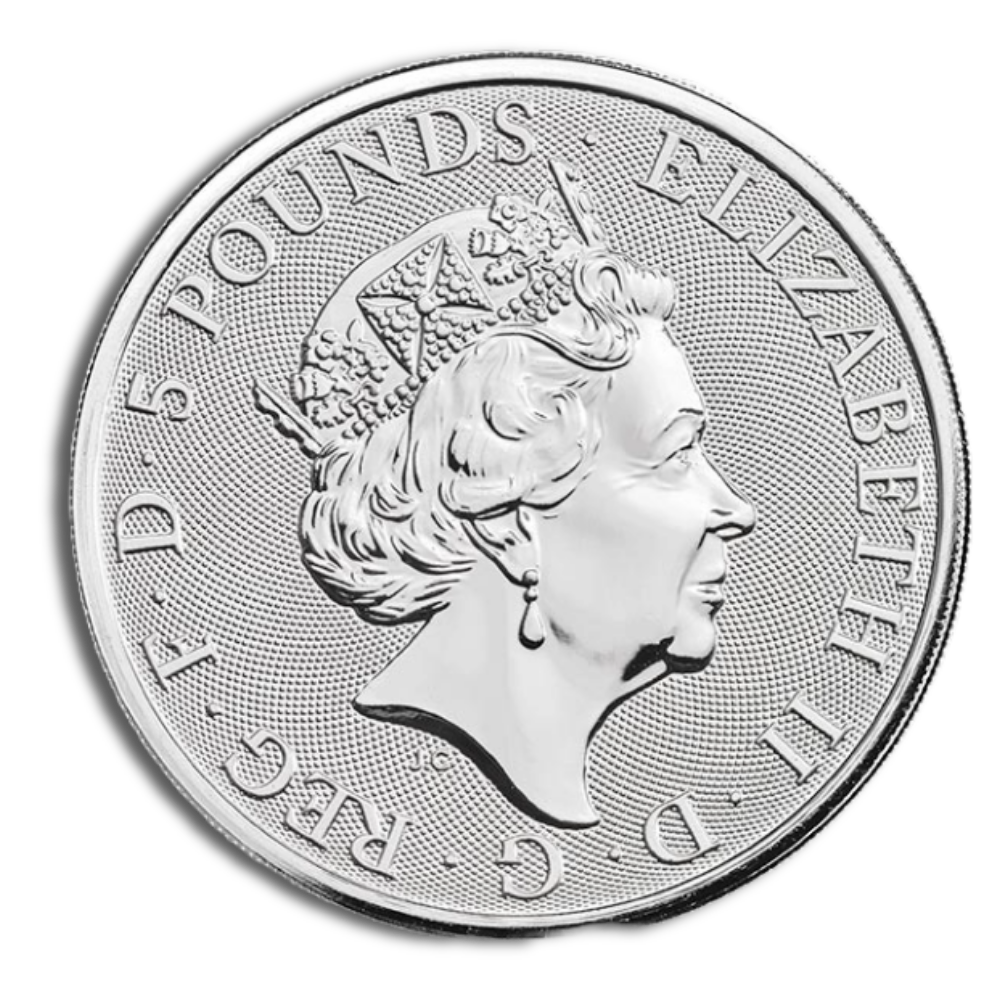 2 oz Silver Great Britain Queen's Beasts (Year/Design Varies)