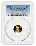 2005-W 1/10 oz Proof Gold Eagle $5 PCGS PR70