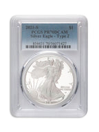 2021-S Proof Silver Eagle PCGS PR70 Type 2