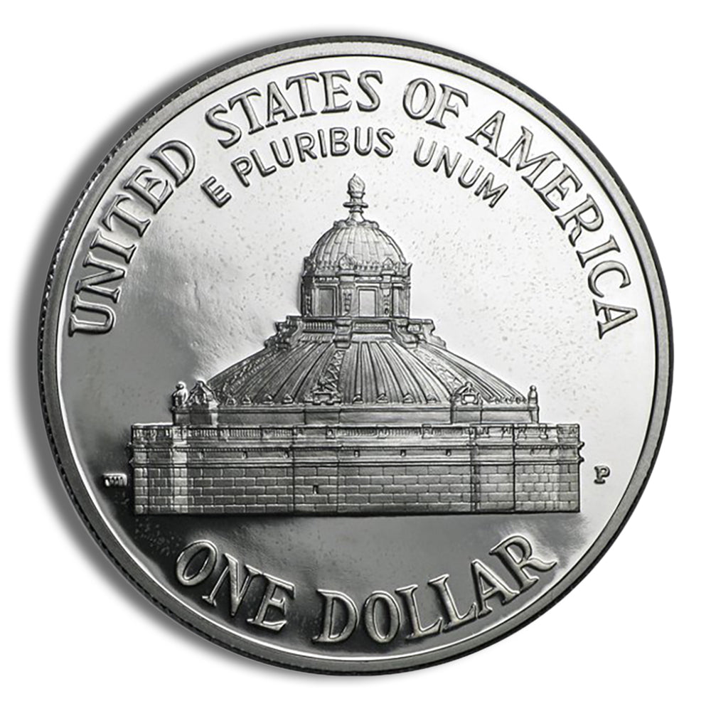 2000-P $1 Library of Congress Silver Commem - BU
