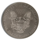 2011-W Burnished Silver Eagle with Box & COA