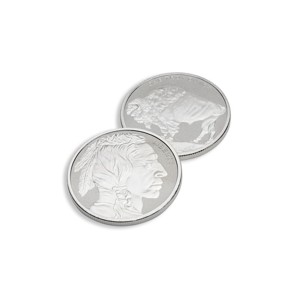 1 oz Silver Round - Buffalo Design.999 - Frontier Mint (New)