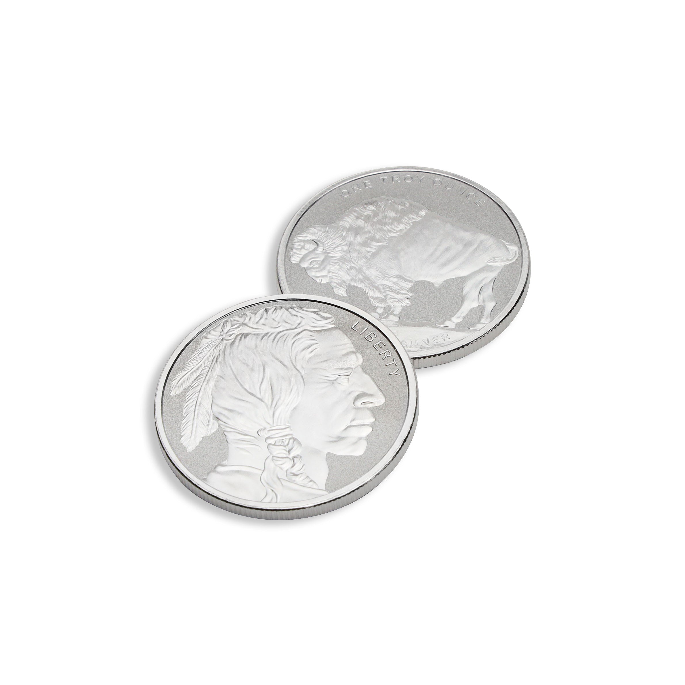 1 oz Silver Round - Buffalo Design.999 - Frontier Mint (New)